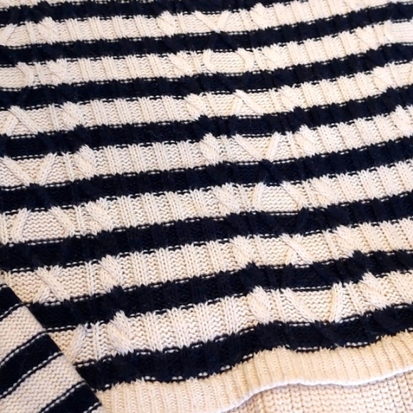 TALBOTS sweater size small long sleeved striped - Picture 5 of 5